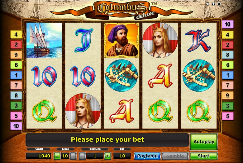 slot Columbus Deluxe online