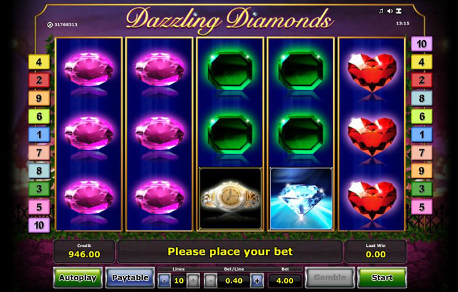 Vlt Online Dazzling Diamonds