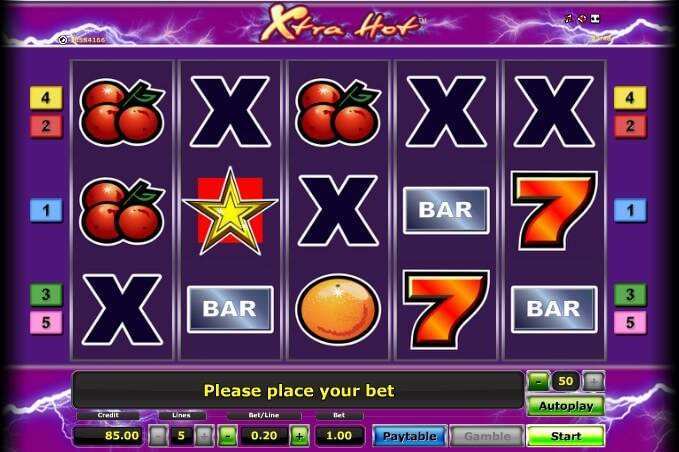 slot Xtra Hot online