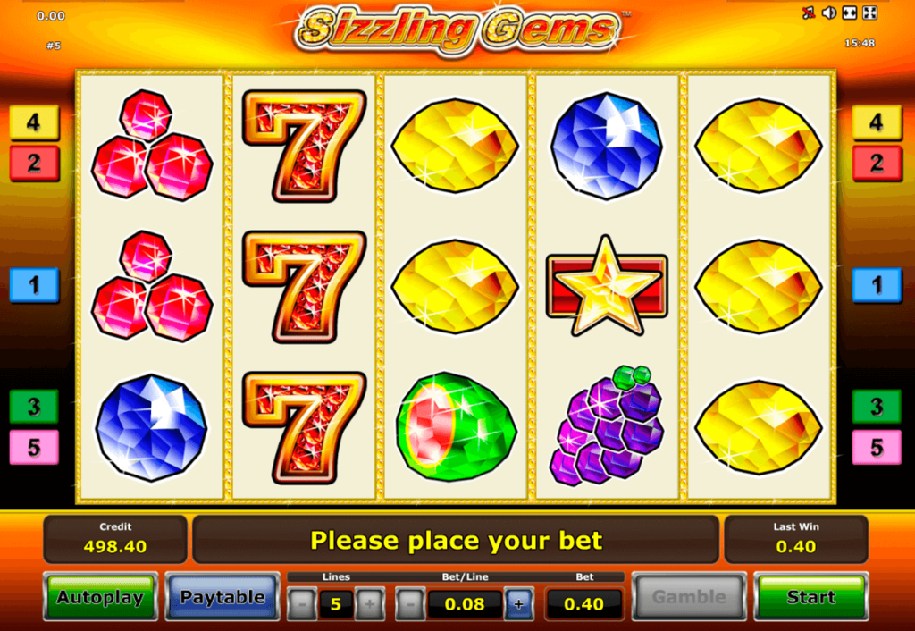 VLT Sizzling Gems online gratis