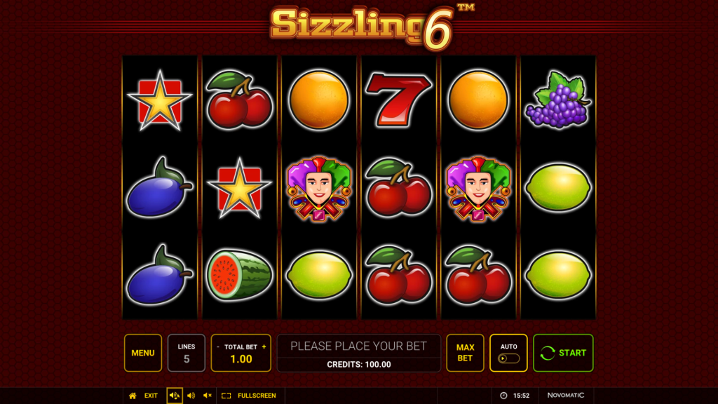 Slot Sizzling 6 gratis Online