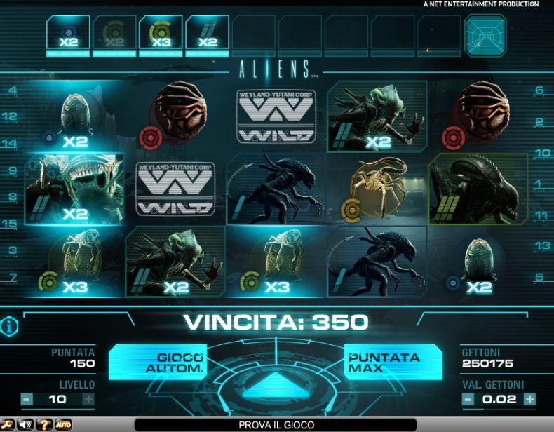 slot machine gratis aliens