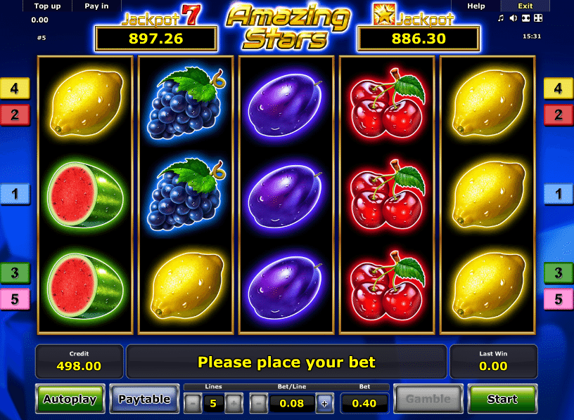 gioco slot machine amazing stars