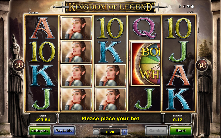 slot machine kingdom of legends