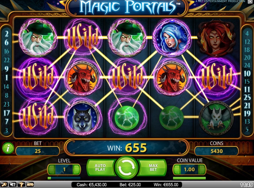 slot machine magic portals