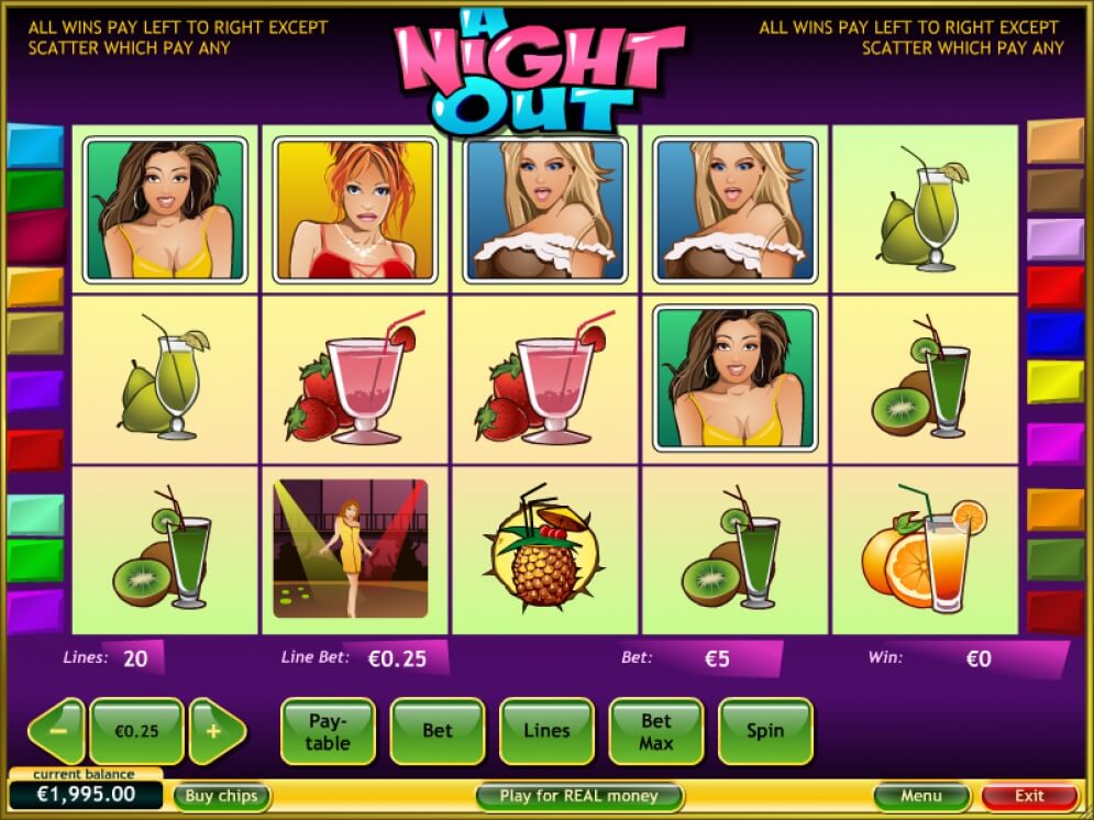 slot a night out gratis