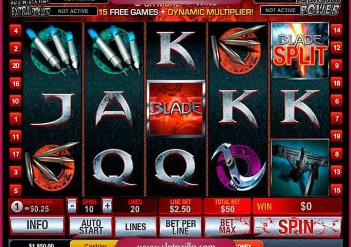 grigia slot machine blade