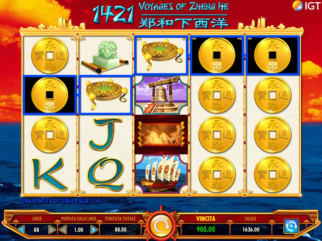 slot machine gratis 1421 Voyages of Zheng He